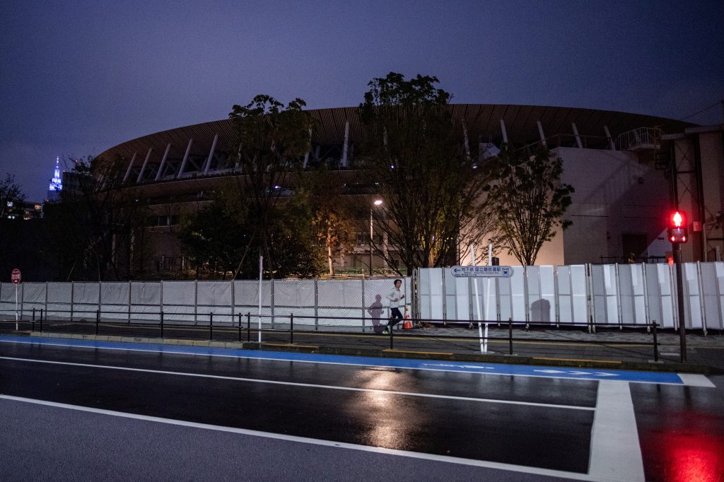 新型コロナウイルスの影響で１年延期となった２０２０年の東京五輪・パラリンピック。(AFP)