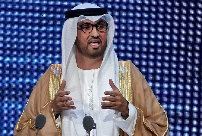 ADNOCのスルタン・アル・ジャバーCEO。(File/AFP)