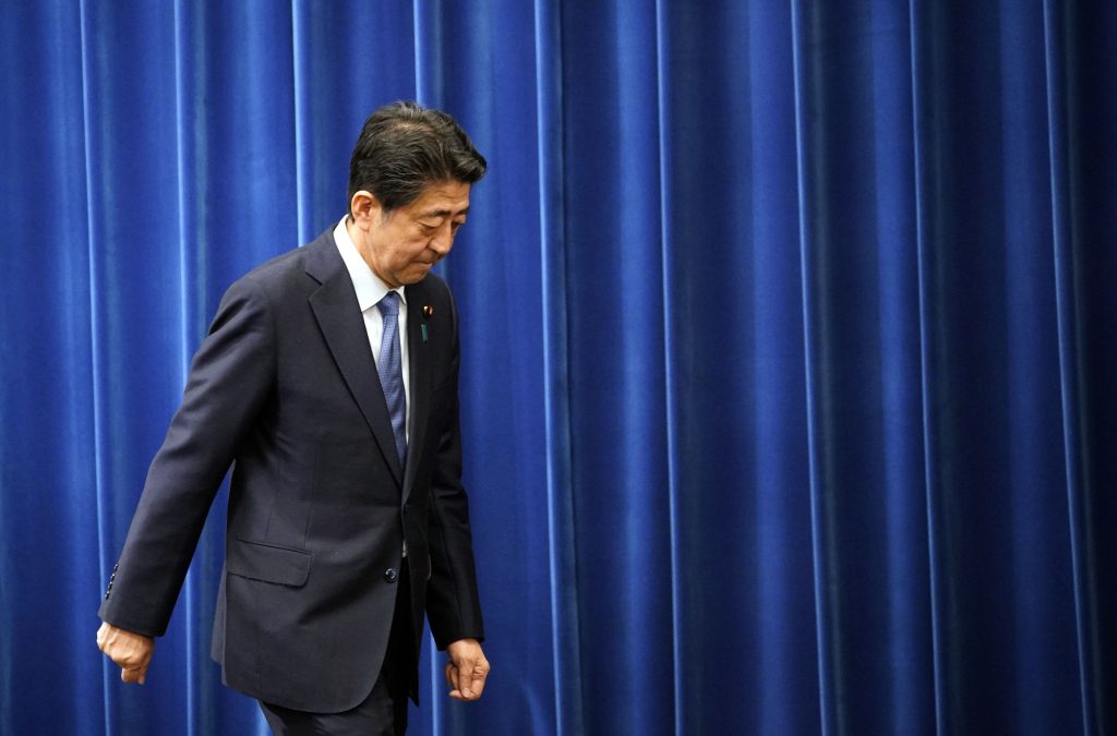 首相の後継を決める１４日の自民党総裁選は、菅義偉官房長官が優勢。(AFP)