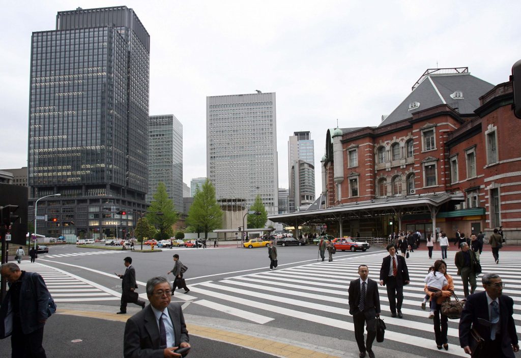 総事業費は約5000億円。たいまつを意味するトーチを名称に採用し、日本を明るく照らすシンボルにしたいとの思いを込めた。ビルの外観もたいまつをイメージした。 (AFP)