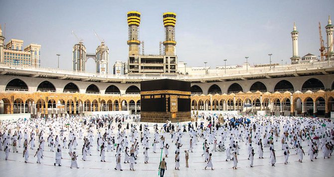 段階的復帰の第一段階では、10月4日からサウジアラビア国内の市民や駐在員を対象に、定員の30%までウムラを実施できるようにする。（提供）