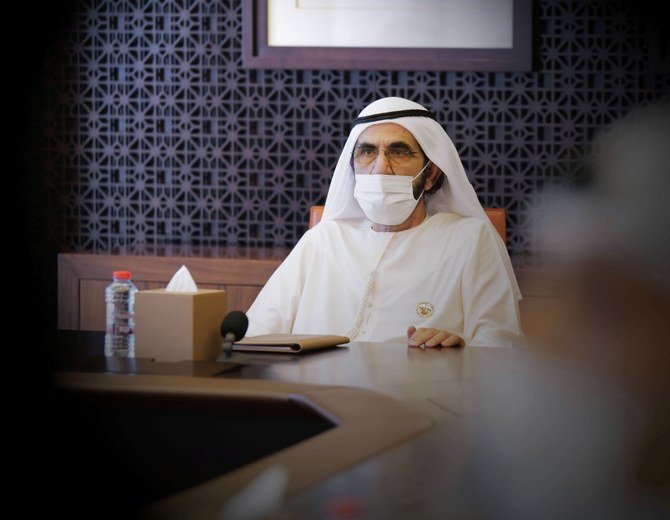ドバイの首長兼UAE副大統領を務めるムハンマド・ビン・ラシド・アル=マクトゥーム氏が新戦略を見直した。(WAM)