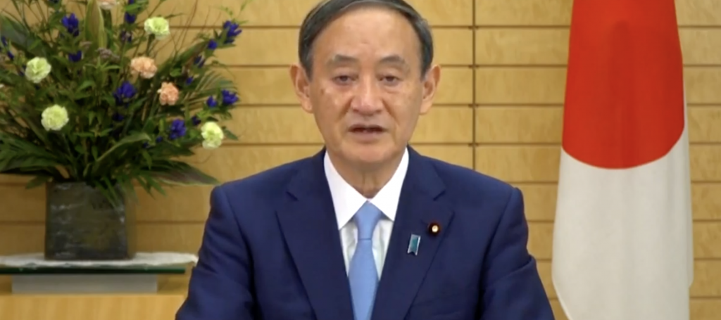 菅首相は、日本は来年夏の2020年東京オリンピック開催を開催することを「決意」していると語った。