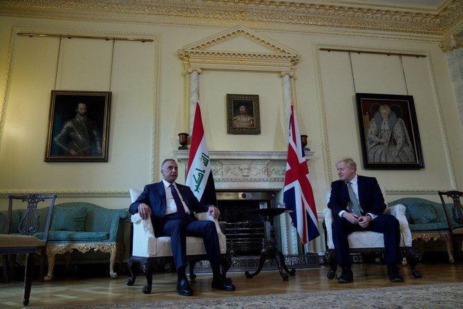アル・カディミ氏は、欧州歴訪の一環としてダウニング街で英国の指導者と会談した。(@IraqiPMO)