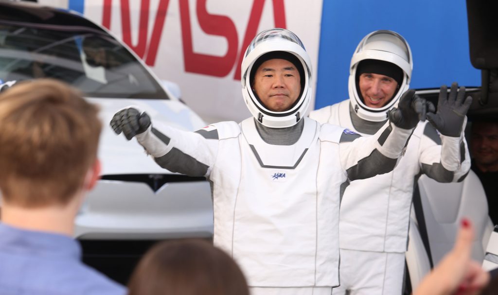 野口さんの飛行は3回目でISS長期滞在は2回目。(AFP)