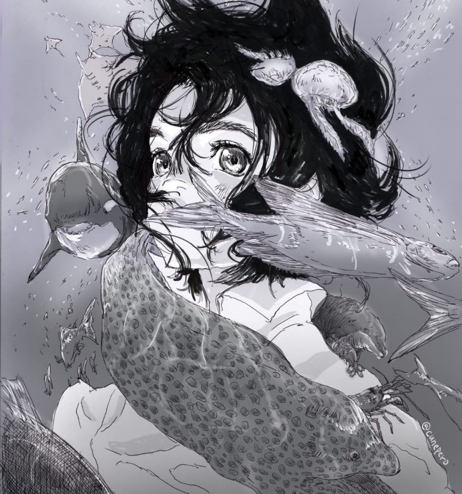 小島は日本のアニメや漫画に対するインスピレーションが自身の作品に与えた影響について共有した。（供給写真）