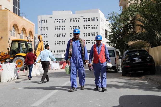 アムネスティ・インターナショナルは、カタールは、労働者の権利を守るという約束を果たそうとするなら、虐待的な雇用者を取り締まり、労働改革の実施を強化すべきだと述べた。（ファイル/AFP）