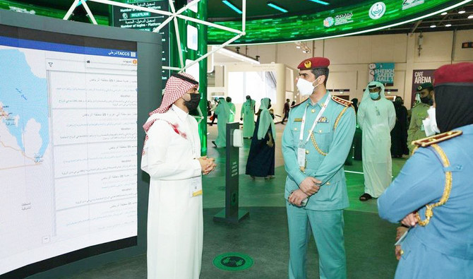 パビリオンでは、アラブ首長国連邦に居住するサウジアラビア国民は、国民アイデンティティサービスの恩恵を受けることが可能となった。(SPA)