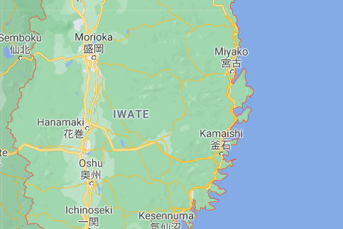同庁は東日本大震災の余震と考えられるとした。揺れの強かった地域では約1週間、最大震度5弱程度の地震に注意を呼び掛けた。(Google Maps/Screen grab)