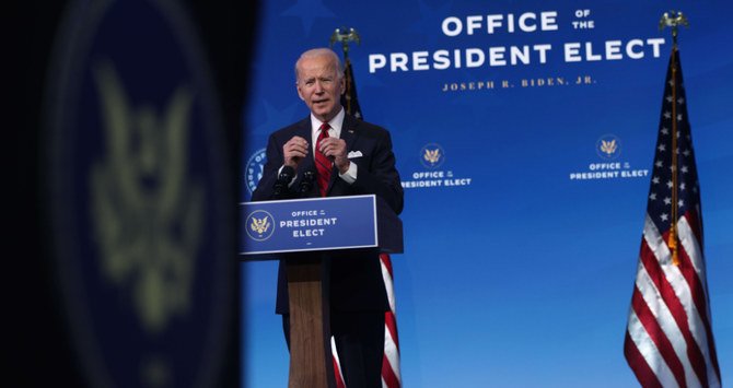 ジョー・バイデン米次期大統領が景気刺激策を発表した。（AFP/ゲッティイメージズ）