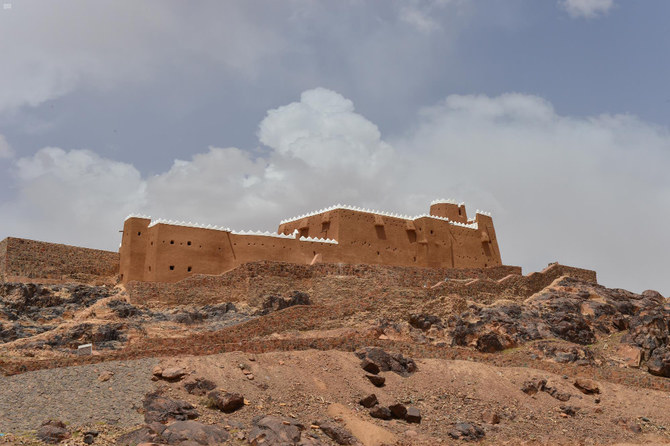 サウジアラビア北部のハイルにある古い要塞。観光名所のひとつ。（SPA）