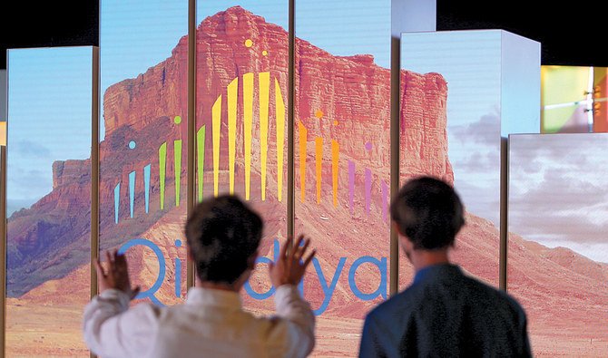 Qiddiyaプロジェクトの目的の一つは、エンターテイメント、スポーツ、芸術施設の提供を通じて雇用機会を生み出すハブを作ることである。(AN 写真/Khaled Al-Khamees/ファイル写真)