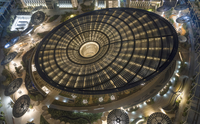 Expo 2020のサステナビリティパビリオン内部展示の概観（写真提供：Dany Eid / Expo 2020）