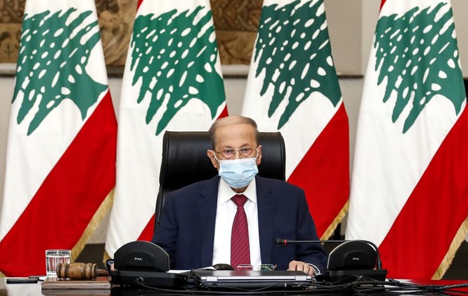レバノン議会の代議員らは、ミッシェル・アウン大統領について、「憲法を託された国家の大統領としてではなく、政党として行動している」と非難した。（AFP/ファイル）