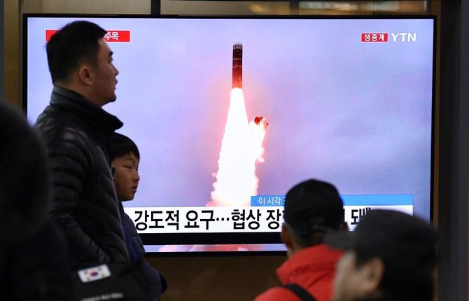朝鮮中央通信は金氏の発言を引用し、「米国が敵対視政策を撤回するかどうかが（北朝鮮との）新たな関係樹立の鍵だ」と報じた。（資料/AFP通信）