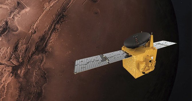 軌道投入は、アラブ世界で初の惑星間ミッションであ7ヶ月間の5億キロ近くに及ぶ旅に終わりを告げ、科学研究の飛躍的進歩の幕開けとなった。(提供写真)