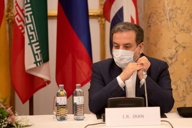 2020年9月1日、オーストリアのウィーンで開催されたJCPOA合同委員会の会合に出席したイラン側の核交渉の最高責任者アッバース・アラーグチー氏。(欧州委員会EbS - EEAS/ロイターによる配布資料) 