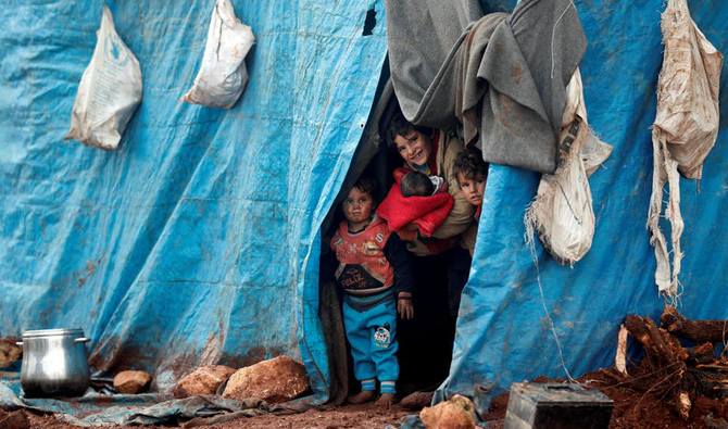 1200万人近くのシリア人が難民か国内避難民であり、紛争前の人口の半数以上となっている。(ロイター通信/資料写真)