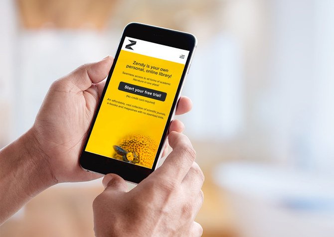 中東と北アフリカ全域からアクセス可能の広大なオンライン学術図書館を生み出すZendy。(提供)