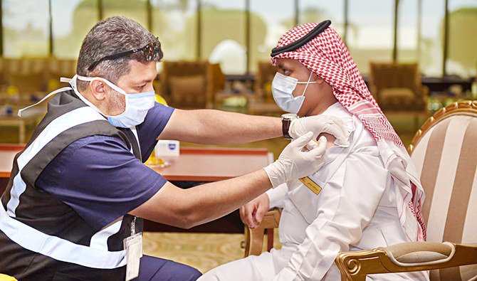新型コロナウイルス（COVID-19）のパンデミックと闘うためのワクチン接種キャンペーンが、サウジアラビア全土で本格化している。（SPA）