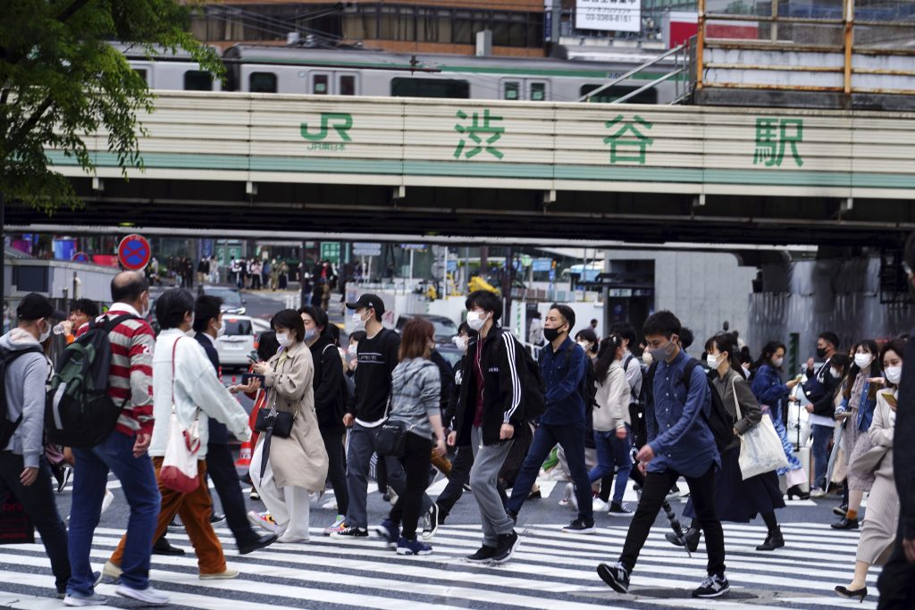 大阪府では１１７１人の感染と４４人の死亡が判明した。(AFP)