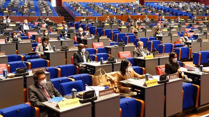 化学兵器禁止機関（OPCW）が、第25回締約国会議をオランダのハーグで開催した。（ツイッター/@OPCW）