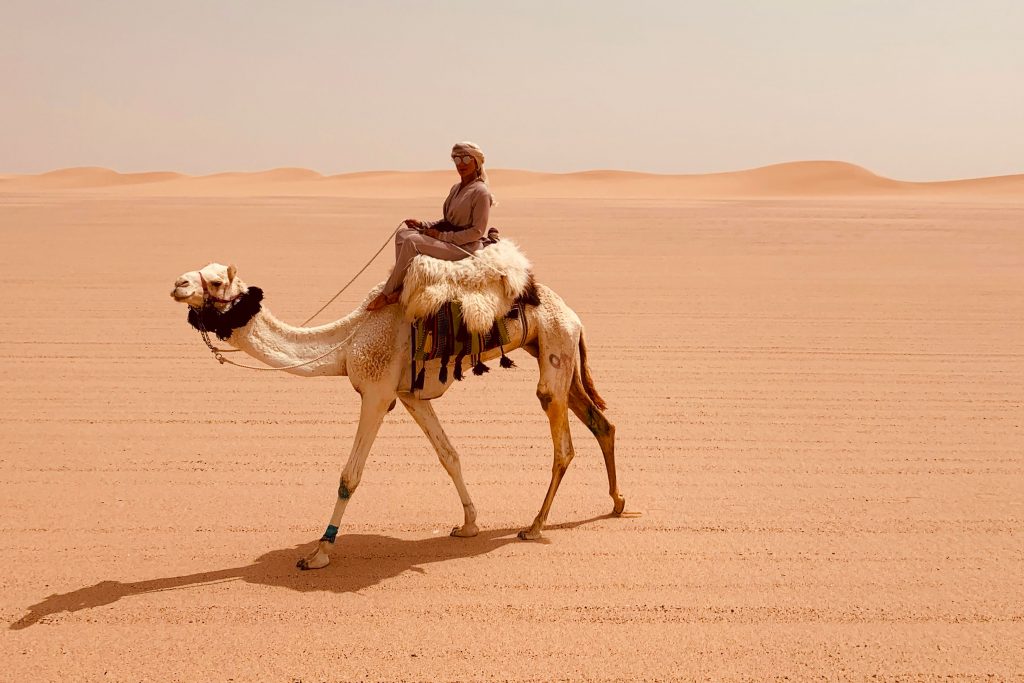 より遊牧民に近い生活を目指して愛子氏がシルクロードの旧道を歩き始めたのは2015年のこと。これが後にサウジアラビアのルブアルハリ砂漠を旅するきっかけとなり、彼女の人生にとって大きな転機となった。（提供）