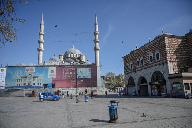 トルコは4月29日、完全封鎖に突入した。(AFP通信)