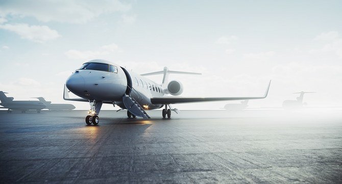 ドバイ・サウスにあるムハンマド・ビン・ラーシド・エアロスペース・ハブは、プライベートジェットの利用件数で336%の増加を記録した。(シャッターストック)