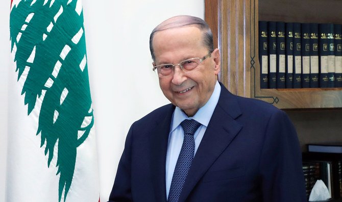 レバノン大統領ミシェル・アウン氏。（AP資料写真）
