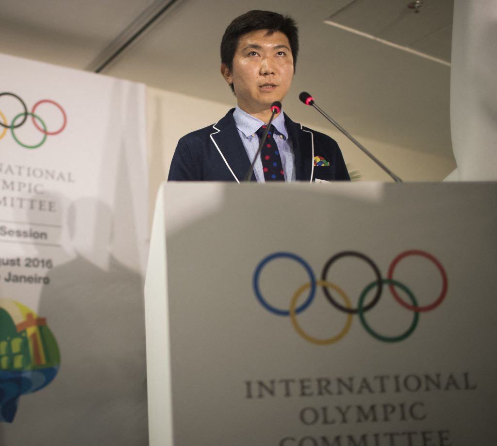 国際オリンピック委員会の選手委員を務める韓国の柳承敏(ユ・スンミン)委員は、金曜日に開幕する東京オリンピックのため日本に来日した際、新型コロナウイルスへの感染が確認された。(AFP)