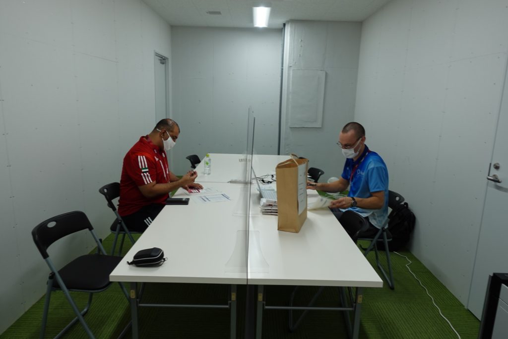 2020年東京オリンピックにおける大会代表チームの登録を終えたアラブ首長国連邦（提供）