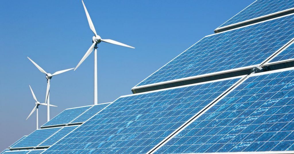 太陽と風が豊富にあるため、NEOM都市のエネルギーは再生可能エネルギー源のみによって賄われる予定だ。（ゲッティイメージズ）