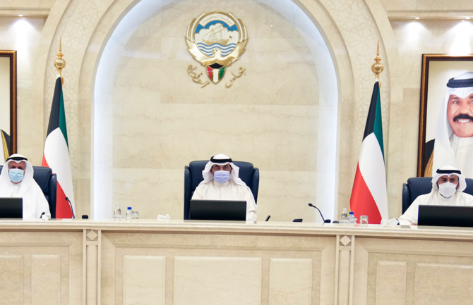 シェイク・サバーハ・ハレド・アル・ハマド・アル・サバーハ首相が閣議を取り仕切る。（資料/KUNA）