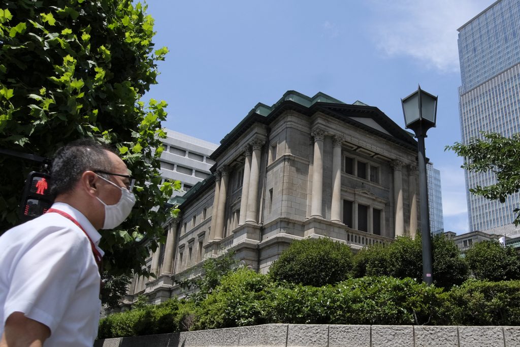 日本の7月のコアCPIは前年比0.2%マイナスとなった。 (AFP)