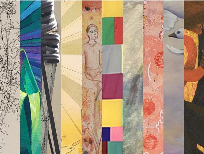 展覧会では、絵画、テキスタイルアート、彫刻、没入型インスタレーション、デジタル作品など、さまざまな媒体を組み合わせて特集する。(提供写真)