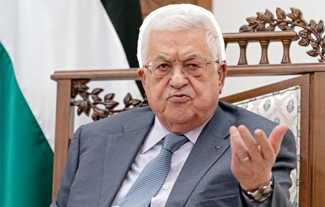パレスチナのマフムード・アッバース大統領。（AFP通信）