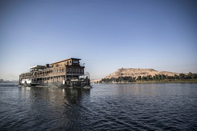 エジプト南部の都市アスワンでは、ナイル川を蒸気船がクルーズしている。(写真/AFP)