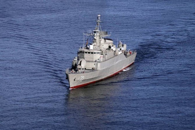 2隻の石油タンカーが5隻の海賊船に襲撃された際、イラン軍艦「アルボルズ」が石油タンカーを護衛していた。(写真提供:イラン軍事務局)