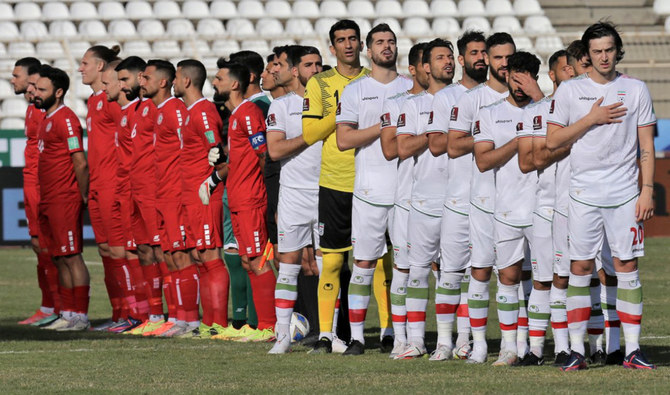 FIFAワールドカップ2022予選の試合、イランが2-1で勝利した。（AFP）