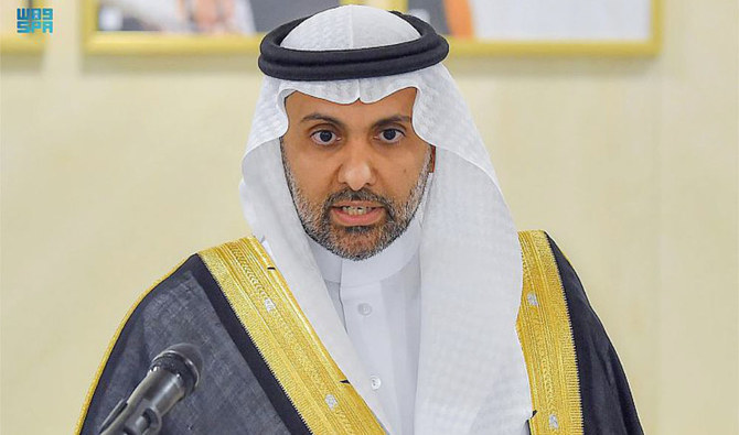 サウジアラビアのファハド・アル・ジャラジェル保健省大臣。(SPA)
