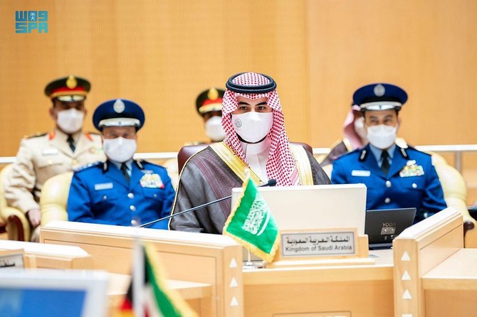 第18回GCC国防大臣共同防衛会議に出席するサウジアラビア副国防相のハーリド・ビン・サルマン王子。（国営サウジ通信）