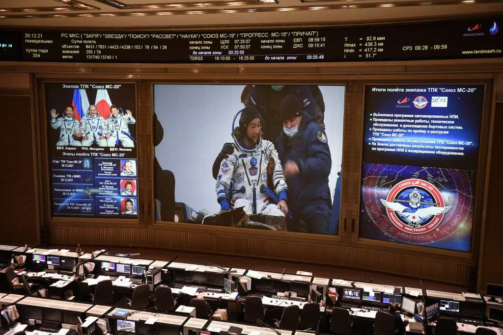 米航空宇宙局(NASA)によると、前沢さんら乗組員は全員無事という。(AFP)