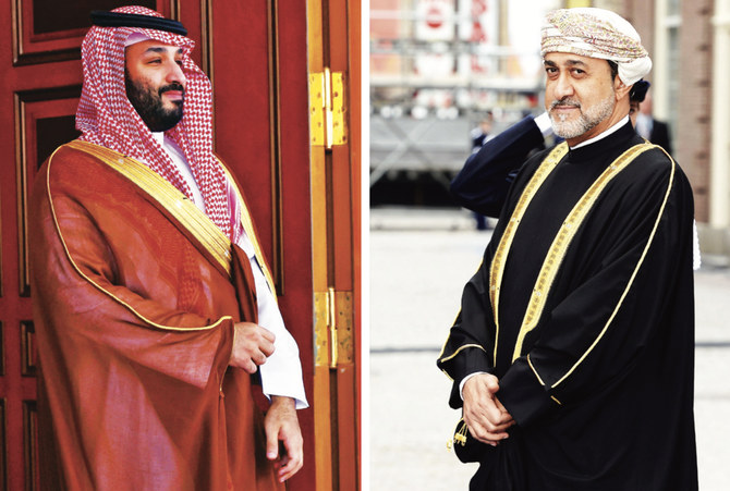 サウジのムハンマド・ビン・サルマン皇太子の訪問は、オマーンのスルタン・ハイサム・ビン・ターリク国王が今年のサウジ訪問中にサルマン国王ともった会談を一層前進させるものとなろう。(ロイター)