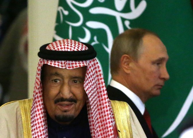 サウジアラビアとロシアはOPECプラスの主要メンバー国であり、サルマン国王とプーチン大統領はその枠組みへの支持を表明している（シャッターストック）
