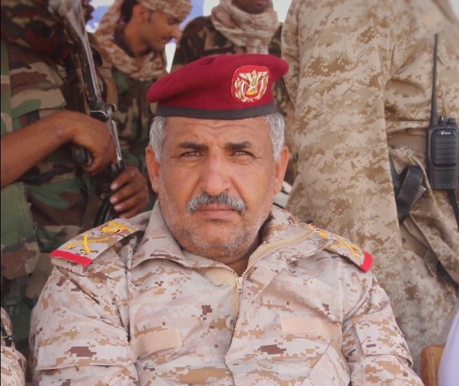 マアリブ郊外での戦闘で死亡したナーセル・アル・タイバニ元帥。(提供)