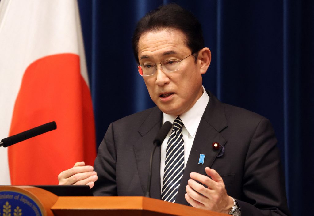 日本の岸田文雄首相。（AFP通信）