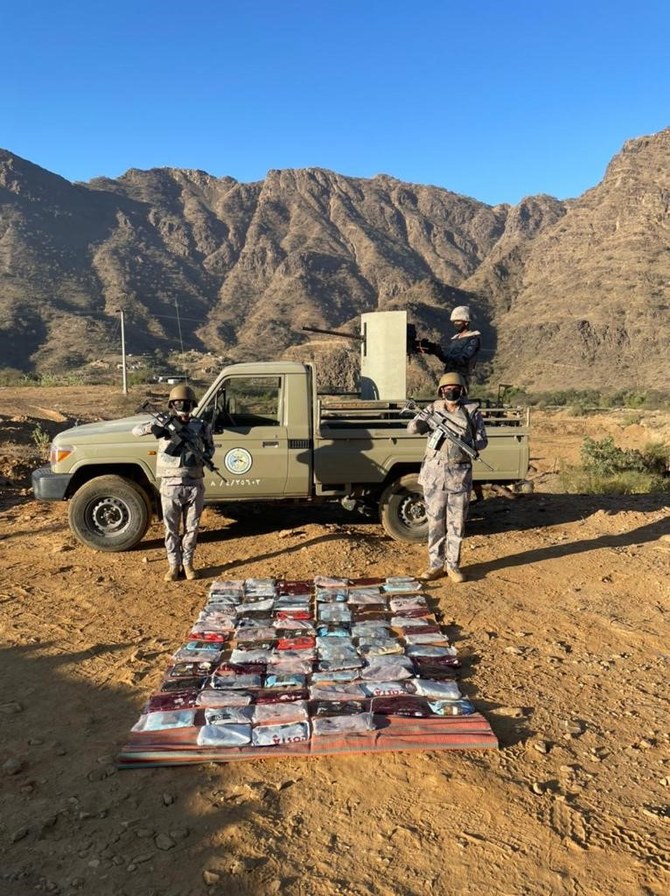サウジアラビアで大量の薬物を国内に持ち込もうとした数件の企みを当局が阻止した。(SPA)