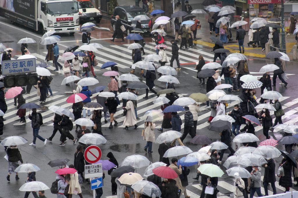岩手県の新規感染者は４０４人で、過去最多を更新した。(AFP)