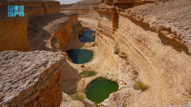 カルタ・ウンム・カリダは、ユニークな自然景観、風光明媚な景色、自然の岩や湖で知られている。（SPA）